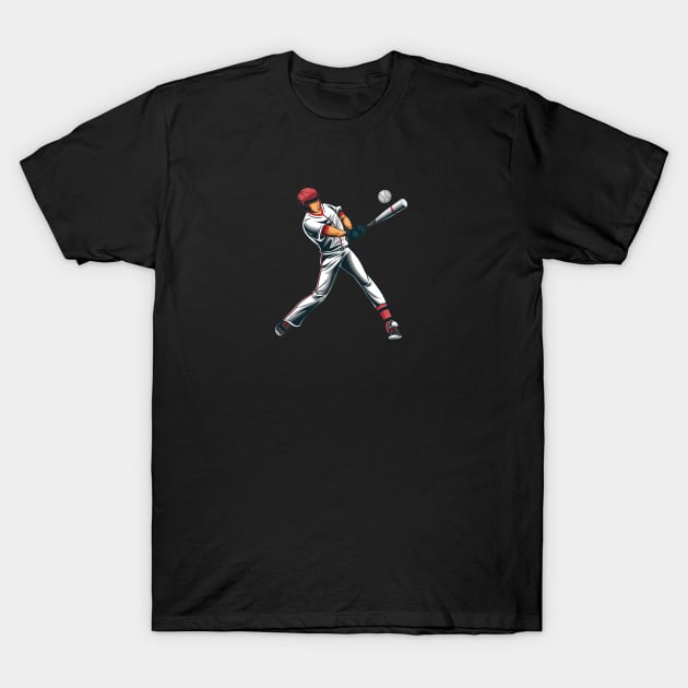 Baseball Player T-Shirt by TambuStore